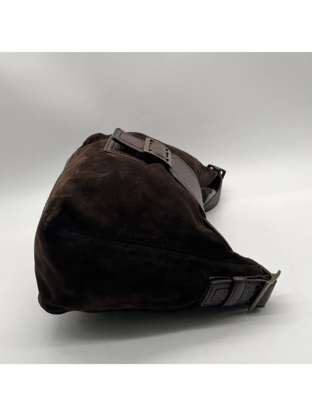 Banana Republic Chocolate Brown Suede Slouchy Hobo Bag
